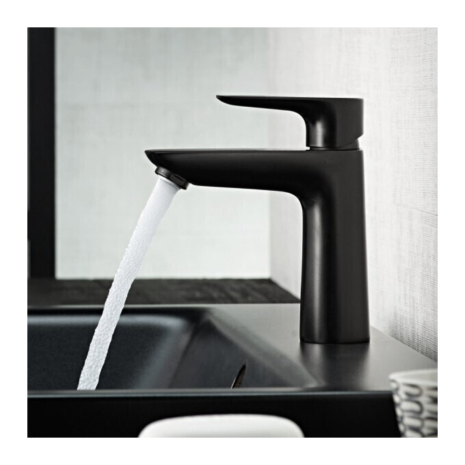 Змішувач для раковини чорний матовий Hansgrohe Talis 71710670, Колір виробника: чорний, фото , изображение 2