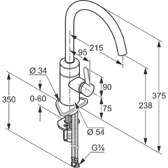 Смеситель для кухни Kludi E-Go 422100575 (сенсорный), фото 5