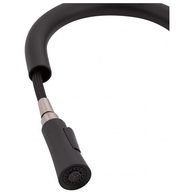 Змішувач для кухні, чорний Qtap Evicka QTEVI9135103UB, фото , изображение 6