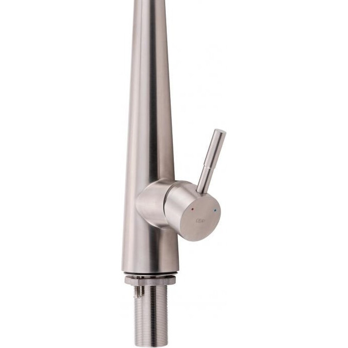Смеситель для кухни Qtap Evicka QTEVI91103UN (никель, с выдвижной лейкой), фото 4
