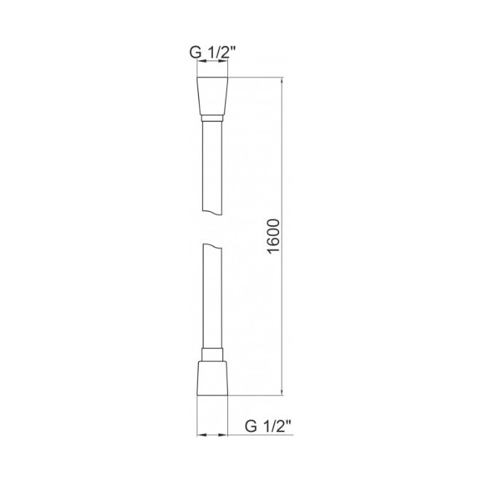 Шланг для душа Qtap Hadice QTHADPVC160C (160 см), фото 2
