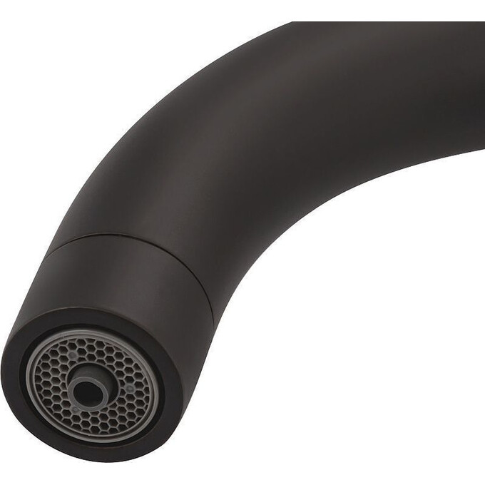 Смеситель для кухни Qtap Zdenek QTKUC92102UB (черный, на две воды), фото 6