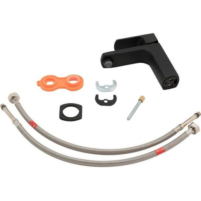 Смеситель для умывальника Qtap Lipno QTLIPNO1023101CB (черный), фото 5