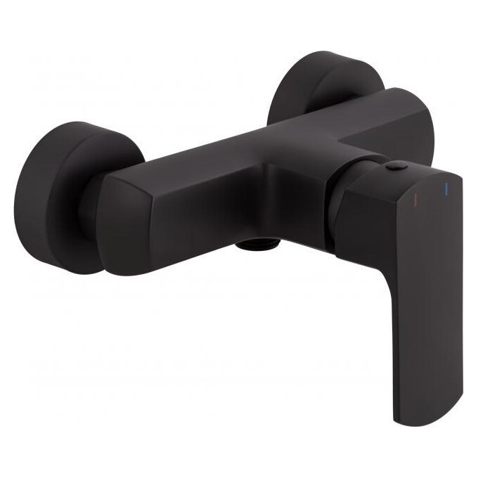 Змішувач для душу Qtap Lipno QTLIPNO4023101CB (чорний), фото 