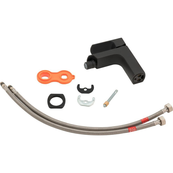 Змішувач для біде Qtap Lipno QTLIPNO2023101CB (чорний), фото , изображение 5