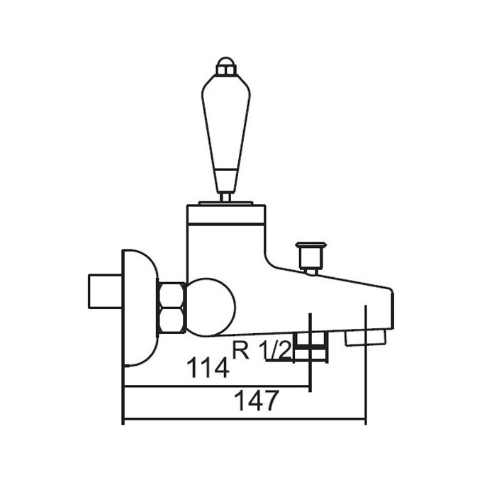 Смеситель для ванны Venezia Diamond Elegance 5010601, фото 6