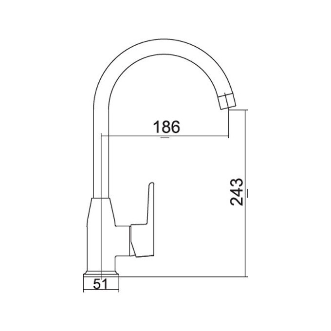 Змішувач для кухні Venezia Kapadokya 5010902-07 (білий), фото , изображение 6