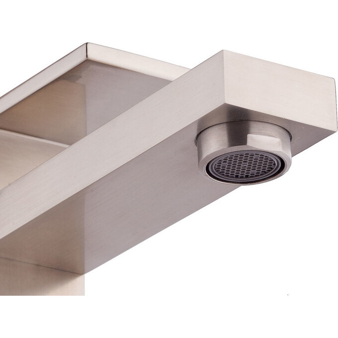 Смеситель для умывальника высокий Newarc Cubic 871001N (сатин), фото 2