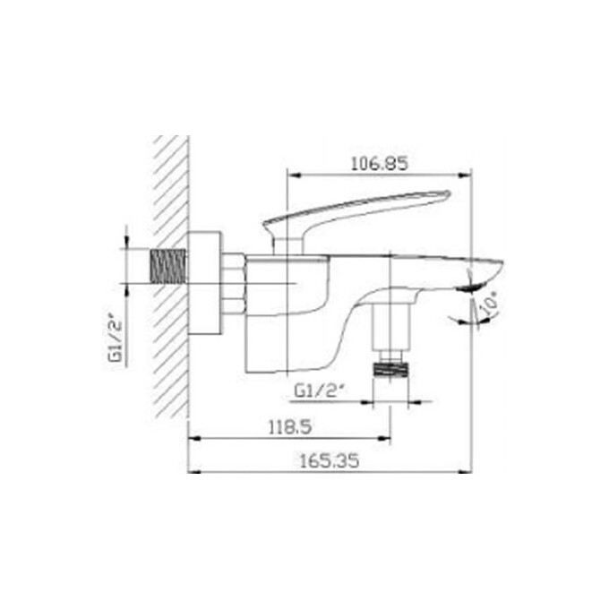 Смеситель для ванной Newarc Life 981511, фото 7
