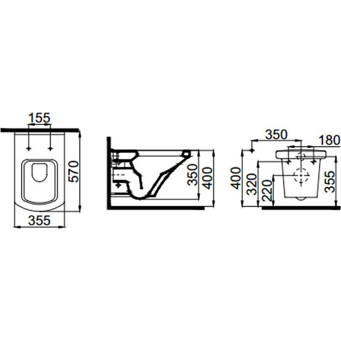Подвесной унитаз Idevit Vega SETK2804-0606-001-1-10000 (с сиденьем), фото 2