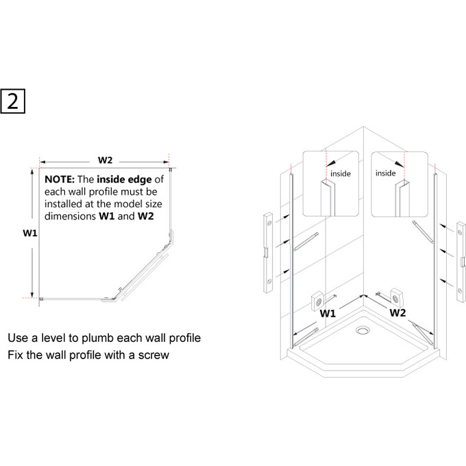 Душова кабіна без піддону 90x90 Asignatura Turia 39020402 (профіль чорний матовий, скло прозоре), фото , изображение 10