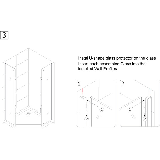 Душевая кабина без поддона 90x90 Asignatura Turia 39020409 (профиль сатин, стекло прозрачное), фото 12