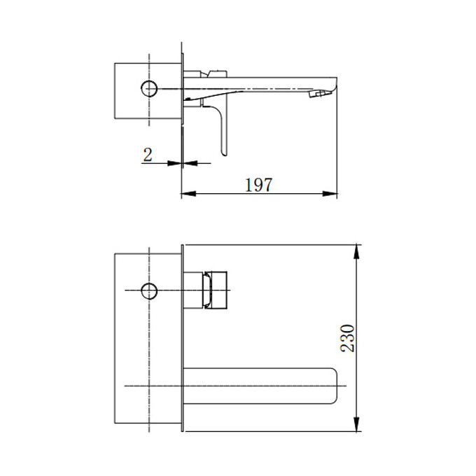 Смеситель для умывальника скрытого монтажа Asignatura Delight 75501900, фото 7