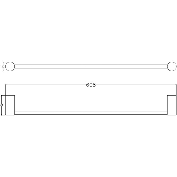 Полотенцедержатель Asignatura Delight 75608800, фото 2