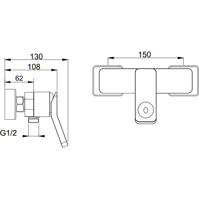 Смеситель для душа Asignatura Unique 85503802 (черный матовый), фото 5