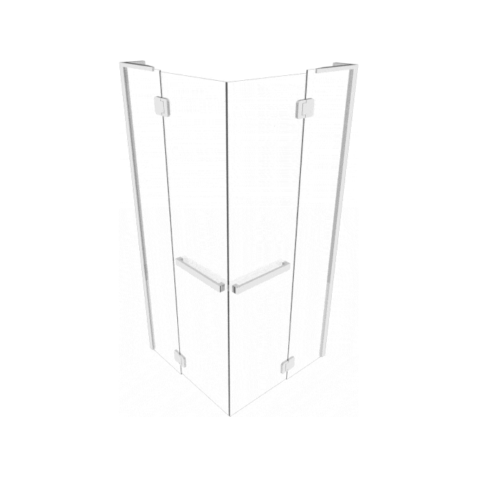 Душевая кабина без поддона 90x90 Asignatura Aragon 89020409 (профиль сатин, стекло прозрачное), фото 5