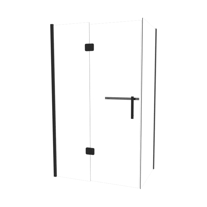 Душевая кабина без поддона 120x80 Asignatura Vik 59020402 (профиль черный матовый , стекло прозрачное), фото 3