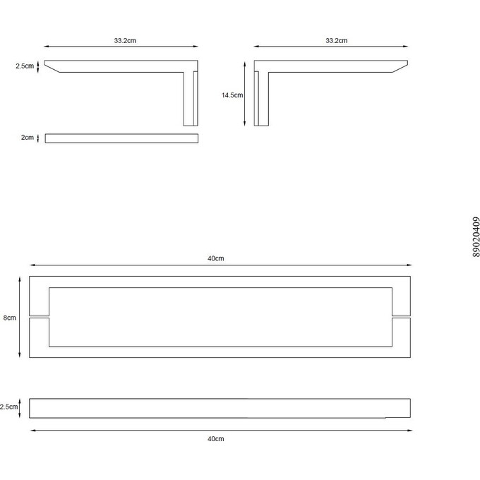Душевая кабина без поддона 90x90 Asignatura Aragon 89020409 (профиль сатин, стекло прозрачное), фото 9