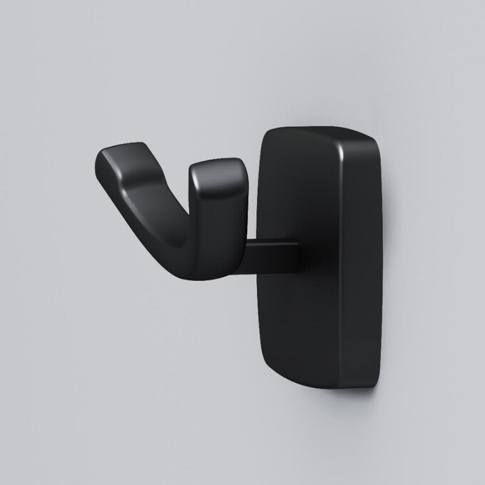 Двойной крючок для полотенец Am.Pm Gem A9035622 (черный), фото 4