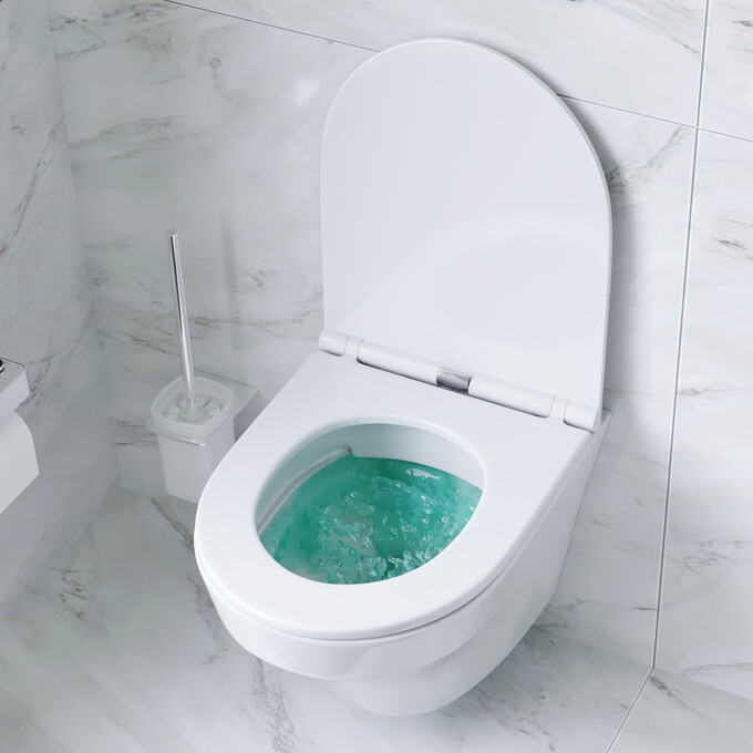 Безободковый подвесной унитаз Am.Pm Inspire FlashClean C501700WH (без сиденья), фото 5