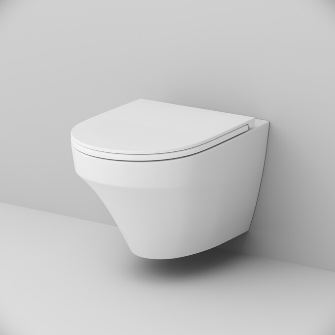 Безободковый подвесной унитаз Am.Pm Inspire FlashClean C501700WH (без сиденья), фото 6