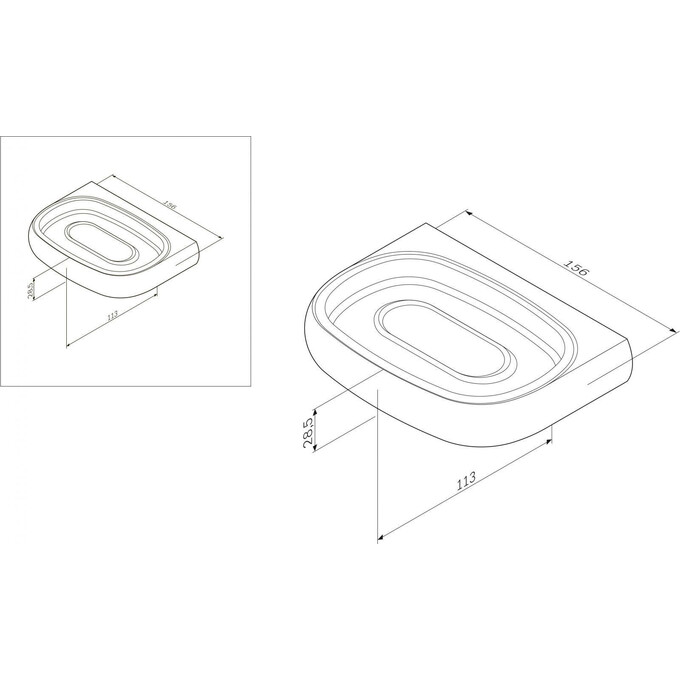 Мыльница Am.Pm Sensation A3034200 (настенная), фото 9