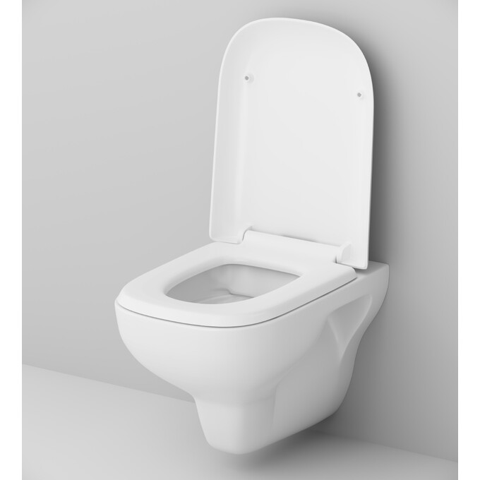 Безободковый подвесной унитаз Am.Pm Like Flashclean C801700SC (с сиденьем микролифт), фото 5