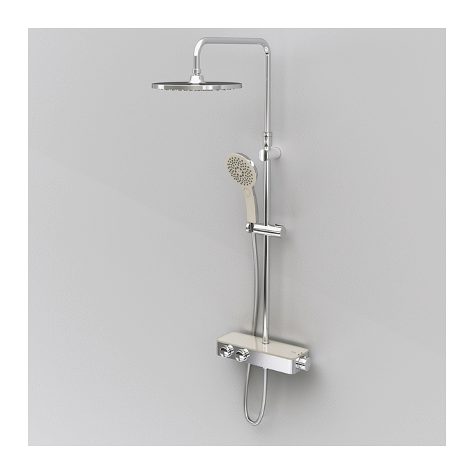 Термостатическая душевая система Am.Pm Inspire V2.0 F0750A400 (с полкой), фото 9