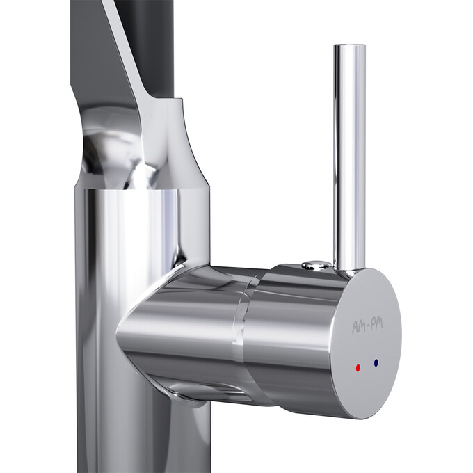 Смеситель для кухни Am.Pm Like S F8013000 (хром/черный, с гибким изливом), фото 8