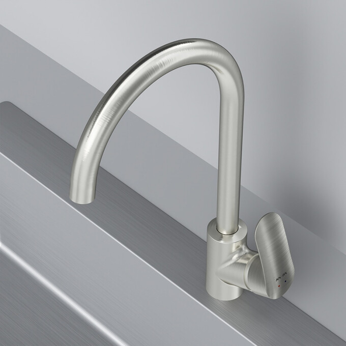 Смеситель для кухни Am.Pm Like F80E07111 (сатин), Цвет производителя: сатин, фото 5