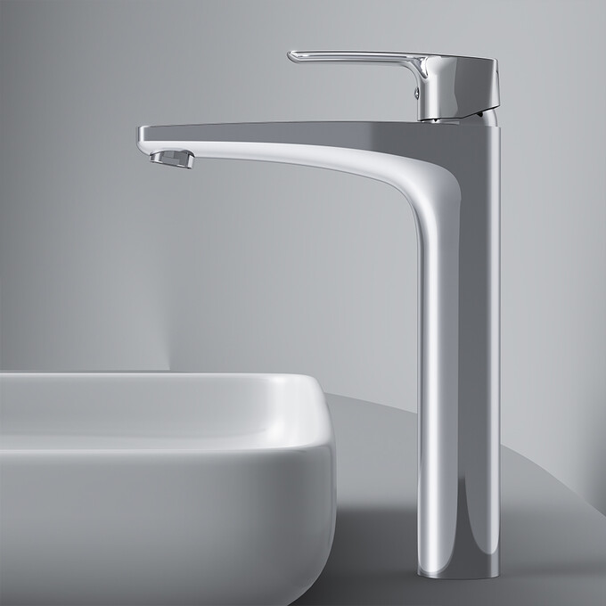 Змішувач для умивальника Am.Pm Gem F9092000 (високий), фото , изображение 4