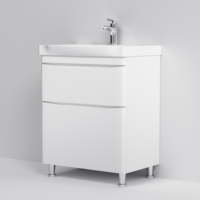 Тумба с раковиной напольная, 65 см Am.Pm Like M80-FSX0652-WC0652-38, фото 4