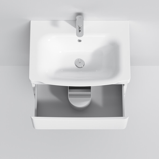 Тумба с раковиной подвесная, 65 см Am.Pm Like M80-FHX0652-WC0652-38, фото 5