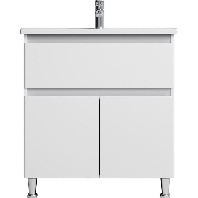 Тумба с раковиной Am.Pm X-Joy M85-FSX8053-WC0803WG38 (80 см, белая, напольная), фото 8