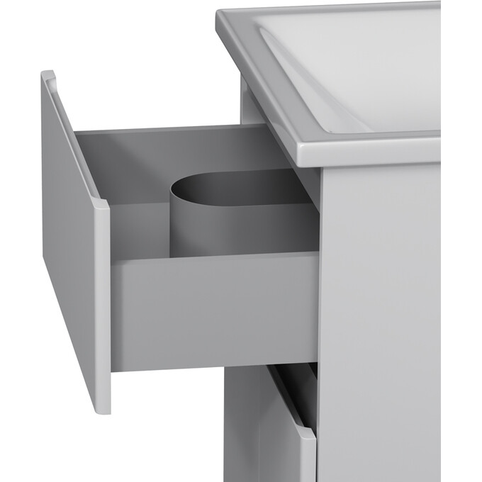 Тумба с раковиной Am.Pm X-Joy M85-FSX0553-WC0553WG38 (55 см, белая, напольная), фото 7