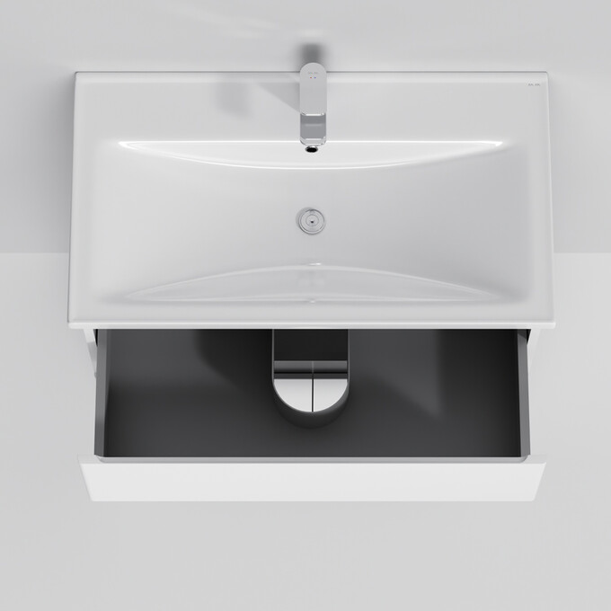 Тумба с раковиной Am.Pm X-Joy M85-FSX8053-WC0803WG38 (80 см, белая, напольная), фото 5