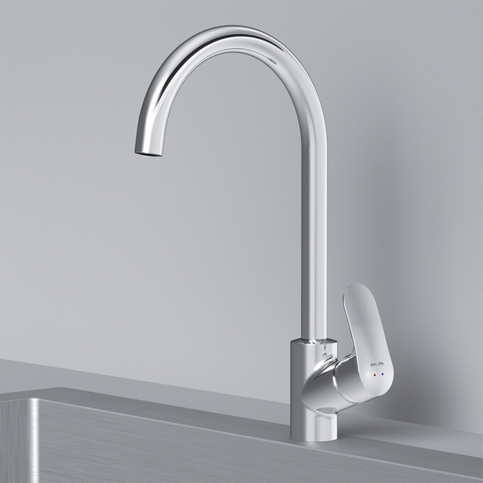 Смеситель для кухни Am.Pm Like F8007700 (на две воды), фото 4