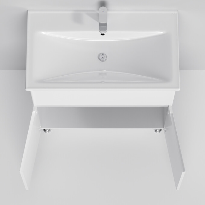 Тумба с раковиной Am.Pm X-Joy M85-FSX8053-WC0803WG38 (80 см, белая, напольная), фото 6