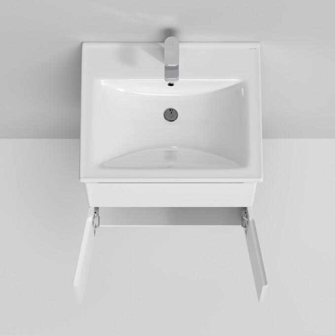 Тумба с раковиной Am.Pm X-Joy M85-FHX0553-WC0553WG38 (55 см, белая, подвесная), фото 6