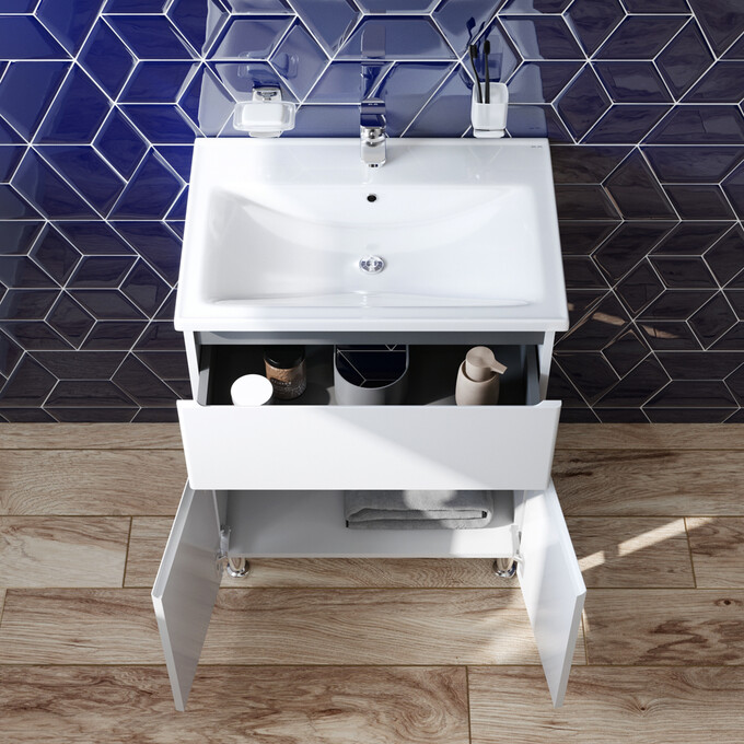 Тумба с раковиной напольная, 65 см Am.Pm X-Joy M85-FSX0653-WC0653WG38, фото 3