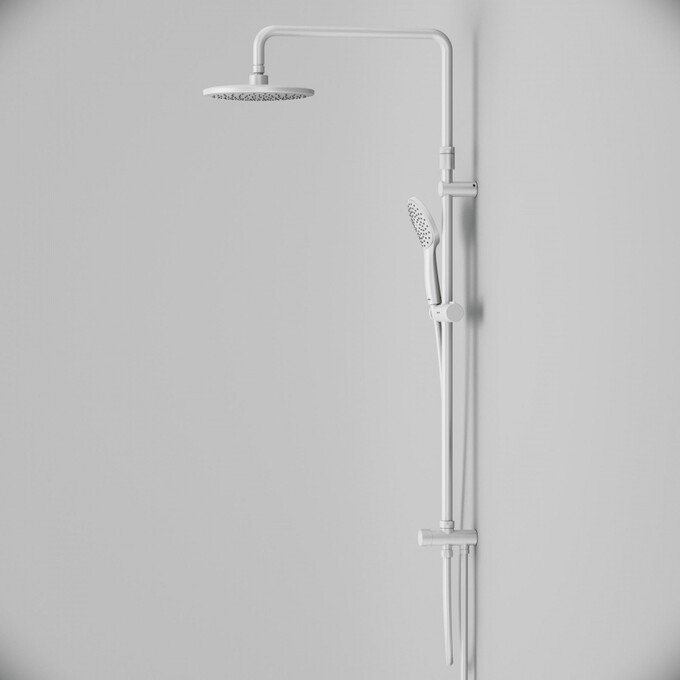 Душевая система Am.Pm Gem F0790033 (белая, без смесителя), Цвет производителя: белый, фото 5