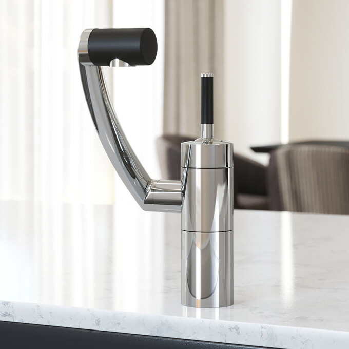 Смеситель для кухни Damixa Arc 290007464 (хром/черный), фото 3