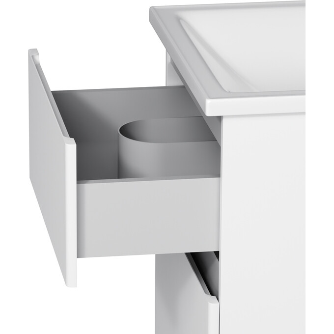 Тумба с раковиной Am.Pm X-Joy M85-FSX0552-WC0552WG38 (55 см, белая, напольная), фото 7