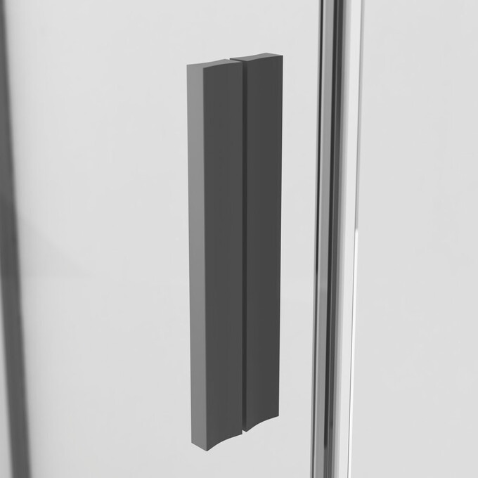 Душевая кабина 90x90 см Am.Pm Gem 5-corner Pivot W90UG-405-090BT (без подд стекло прозрачное, профиль черный матовый), фото 5