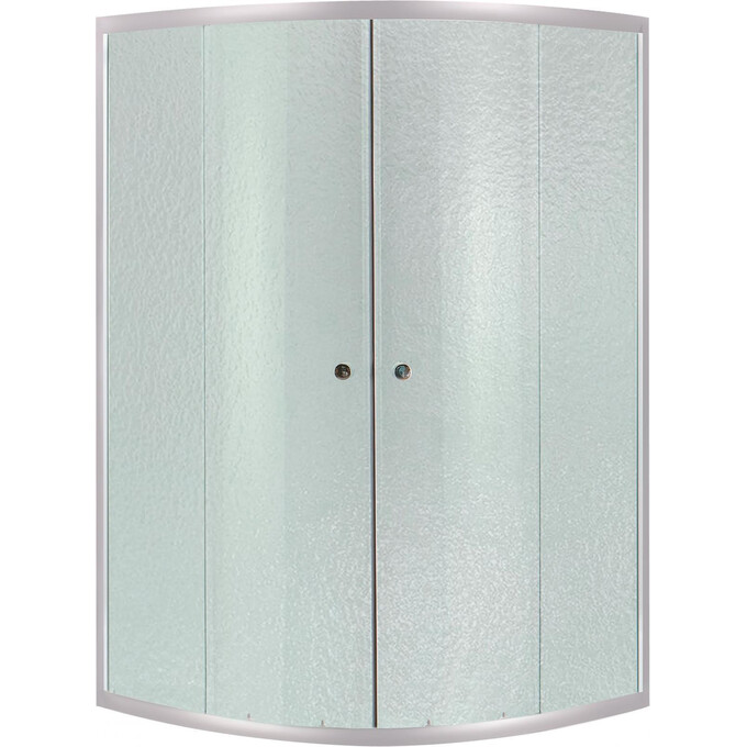 Душевая кабина без поддона 80x80 см Lidz Latwa SC80x80.SAT.HIGH.FR (профиль сатин, стекло матовое), фото 