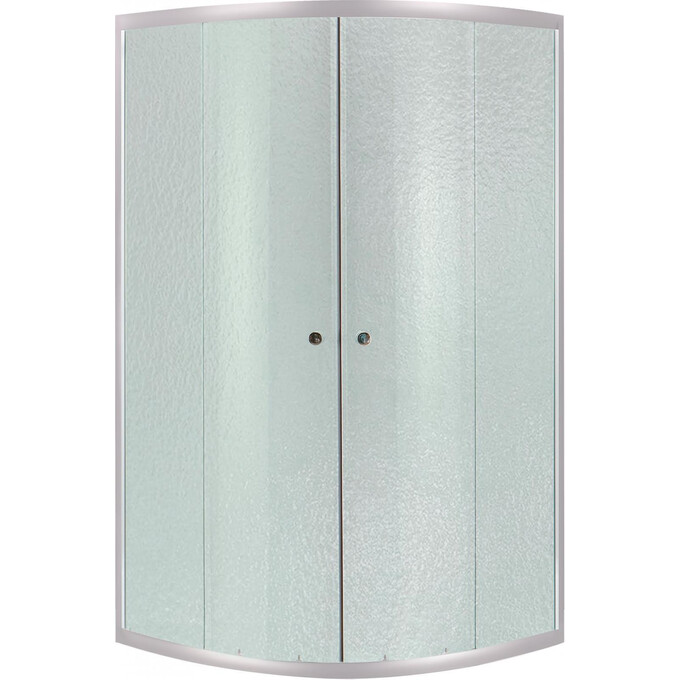 Душевая кабина без поддона 80x80 см Lidz Latwa SC80x80.SAT.LOW.FR (LLSC8080SATLOWFR2, профиль сатин, стекло матовое), фото 