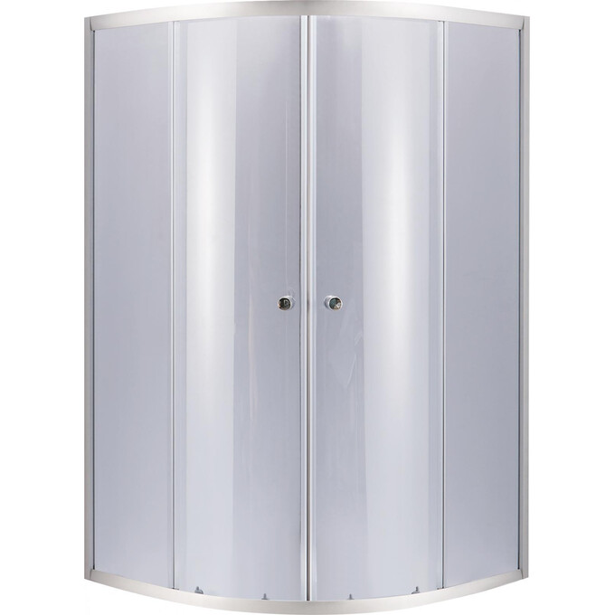 Душевая кабина без поддона 90x90 см Lidz Latwa SC90x90.SAT.HIGH.GR (LLSC9090SATHIGHGR2, профиль сатин, стекло тонированное), фото 