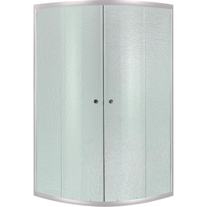 Душевая кабина без поддона 90x90 см Lidz Latwa SC90x90.SAT.LOW.FR (LLSC9090SATLOWFR2, профиль сатин, стекло матовое), фото 