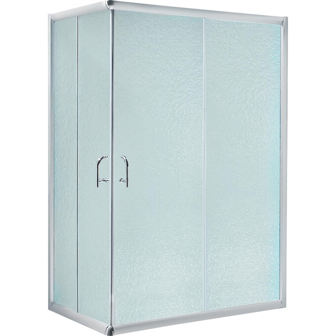 Душевая кабина без поддона 120x80 см Lidz Wawel SC120x80.SAT.LOW.FR (LWASC12080SATLOWFR2, профиль сатин, стекло матовое), фото 