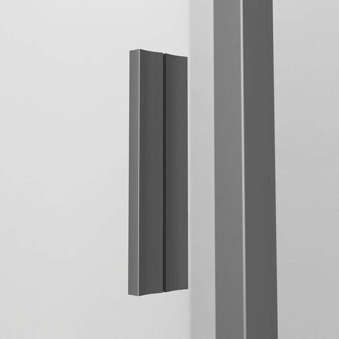 Душевая кабина 90x90 см Am.Pm Gem Square Pivot W90UG-404-090BT (без поддона, стекло прозрачное, профиль черный матовый), фото 5